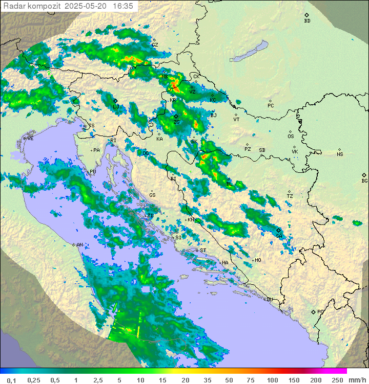 Padavine Hrvaška
