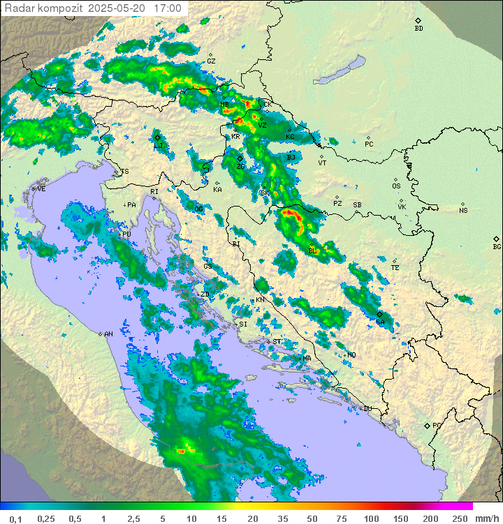 Padavine Hrvaška