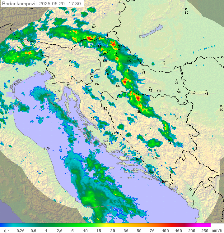 Padavine Hrvaška