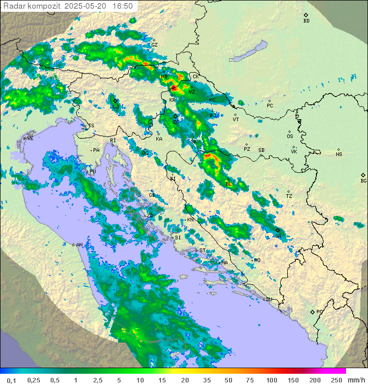 Padavine Hrvaška