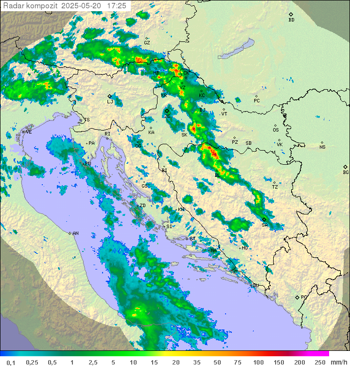 Padavine Hrvaška