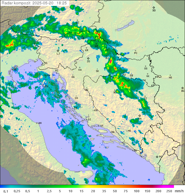 Padavine Hrvaška