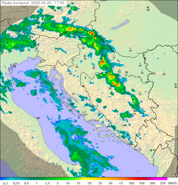 Padavine Hrvaška