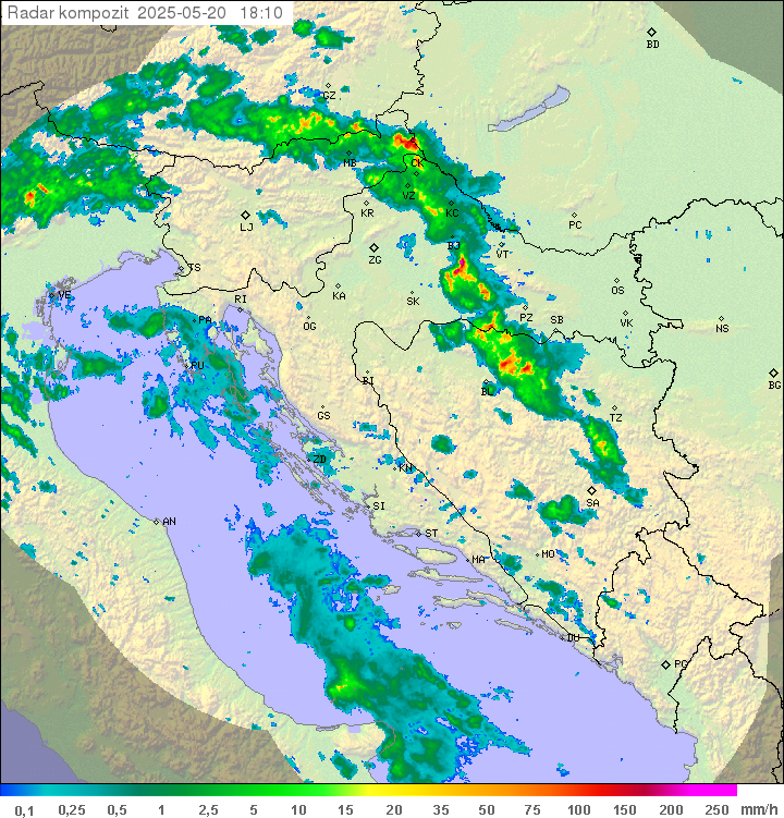 Padavine Hrvaška
