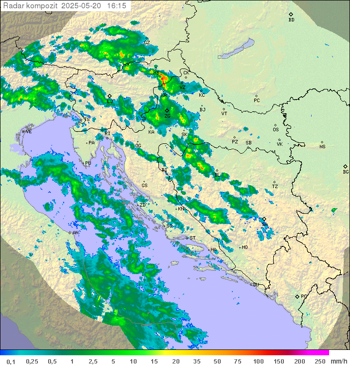 Padavine Hrvaška