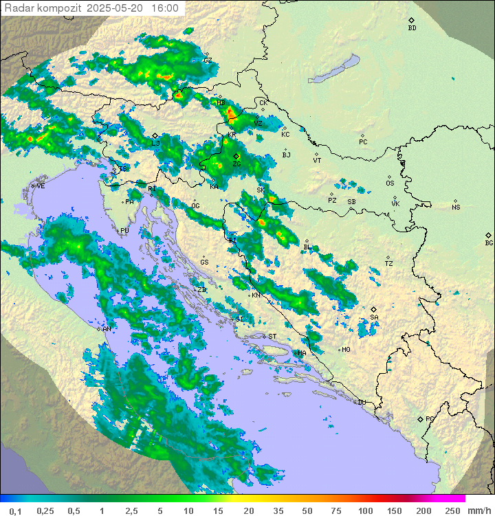 Padavine Hrvaška