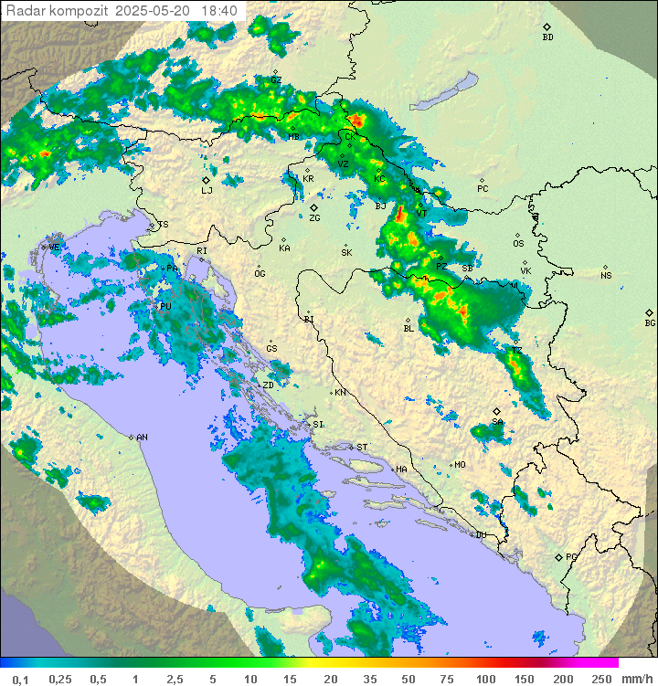 Padavine Hrvaška