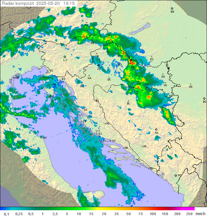 Padavine Hrvaška