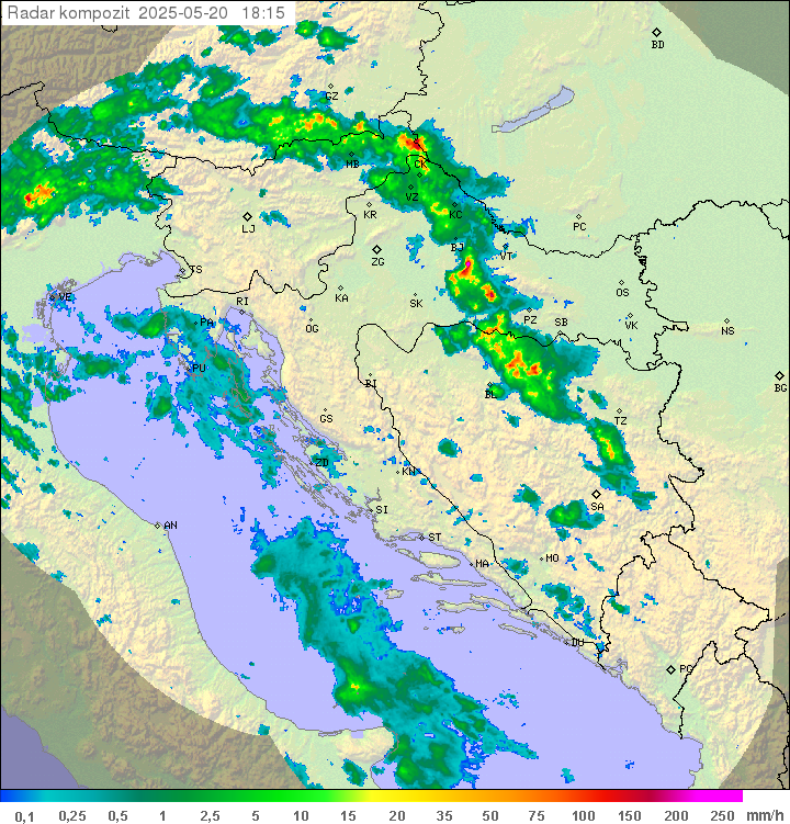 Padavine Hrvaška