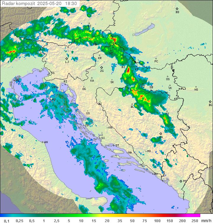 Padavine Hrvaška