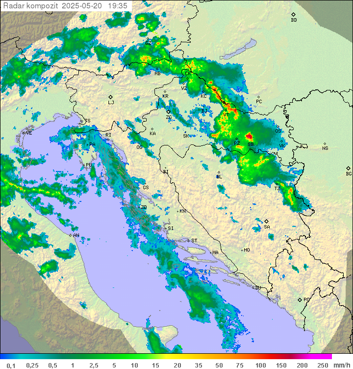 Padavine Hrvaška