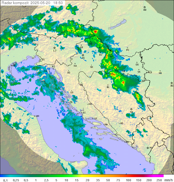 Padavine Hrvaška