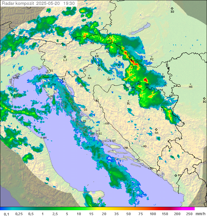 Padavine Hrvaška