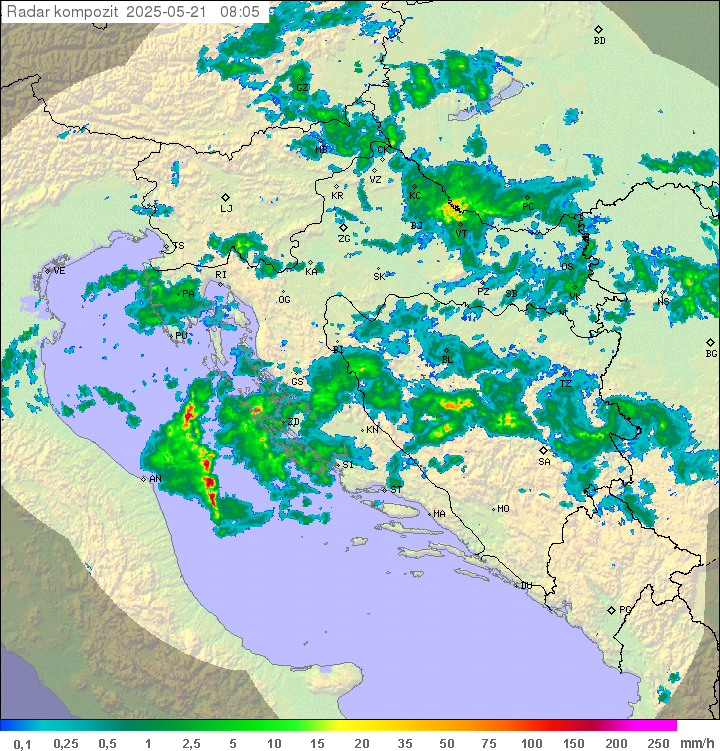 Padavine Hrvaška