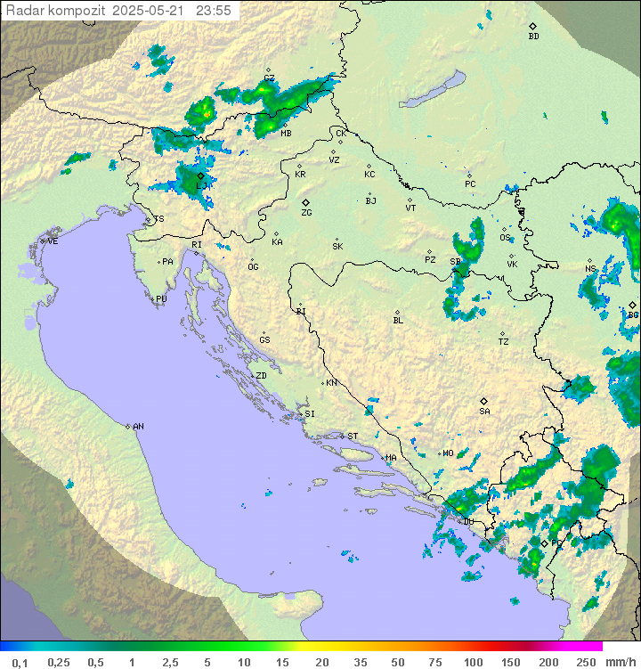 Padavine Hrvaška