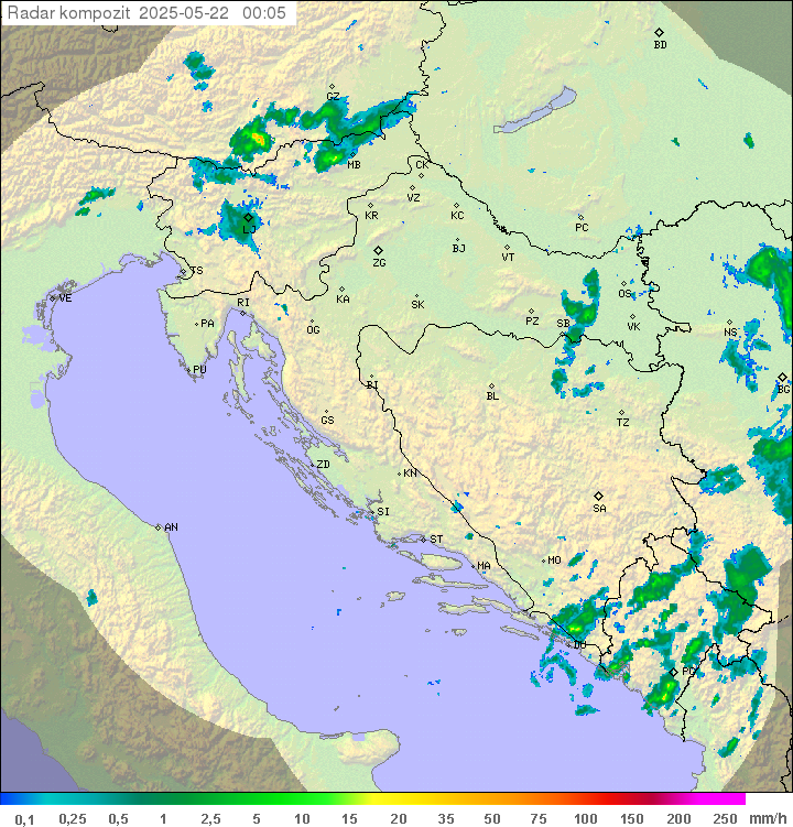 Padavine Hrvaška