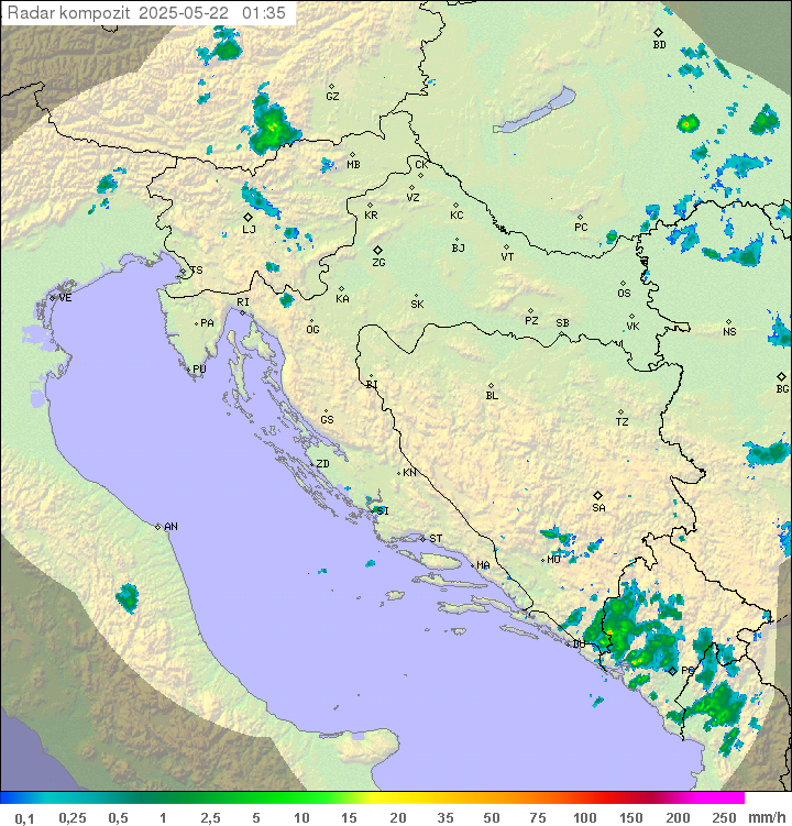 Padavine Hrvaška