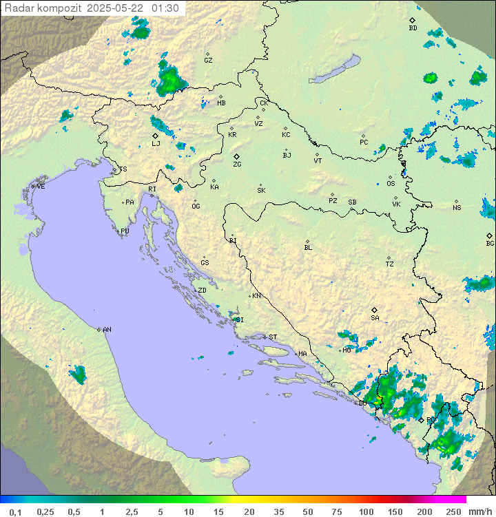 Padavine Hrvaška