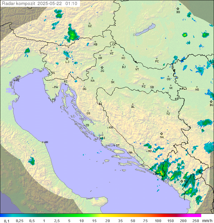 Padavine Hrvaška