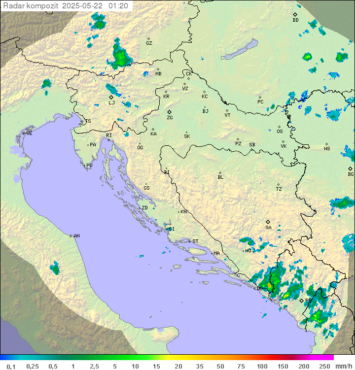 Padavine Hrvaška