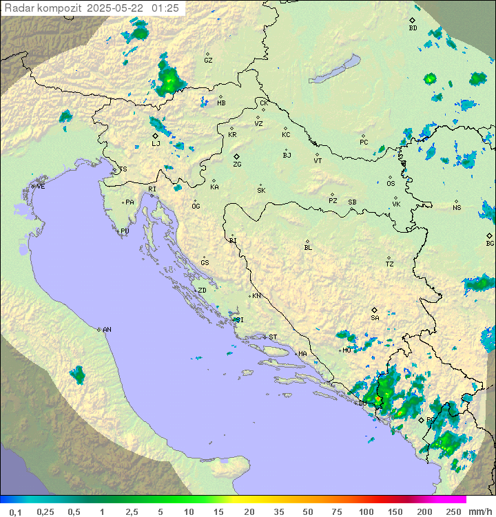 Padavine Hrvaška