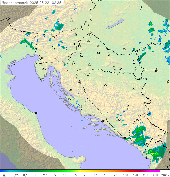 Padavine Hrvaška