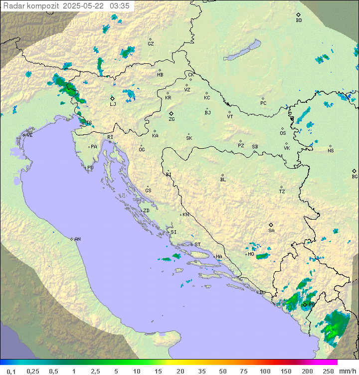 Padavine Hrvaška
