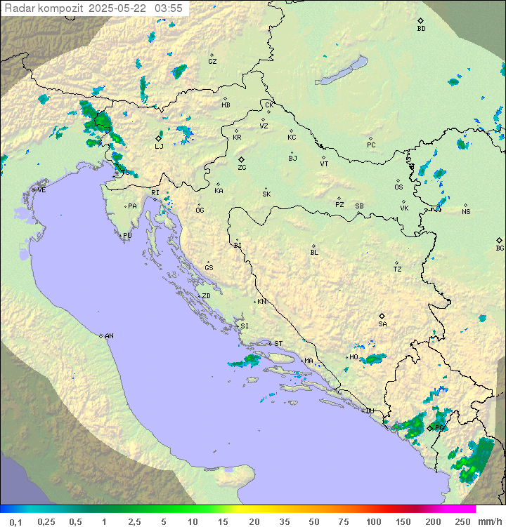 Padavine Hrvaška