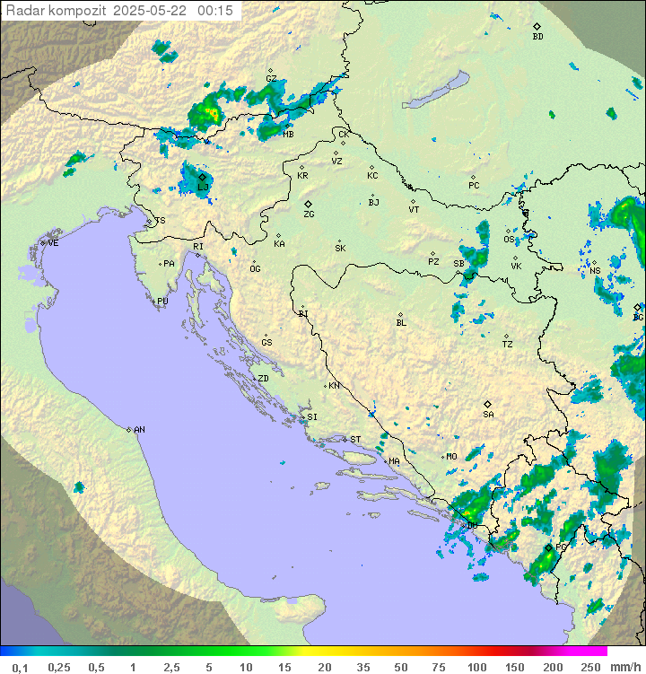Padavine Hrvaška