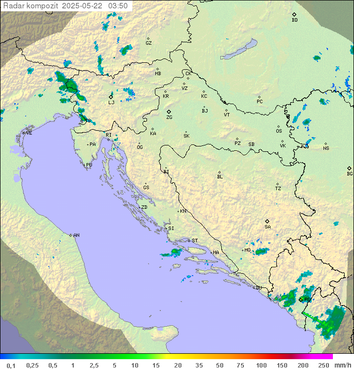 Padavine Hrvaška