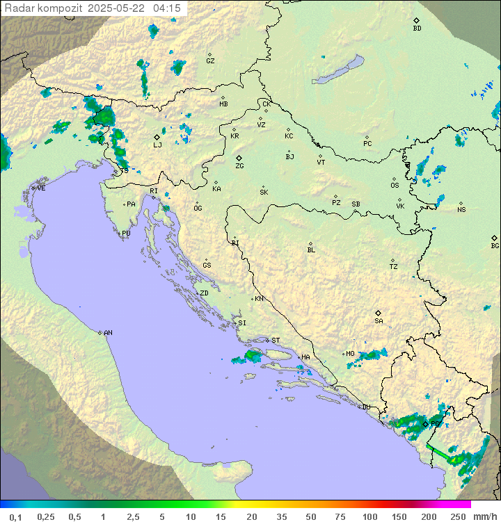Padavine Hrvaška
