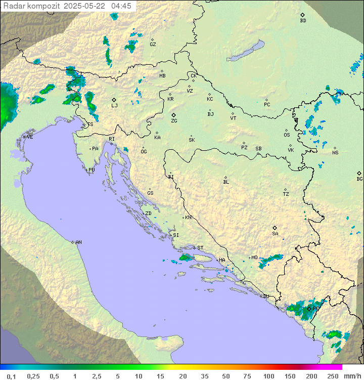 Padavine Hrvaška