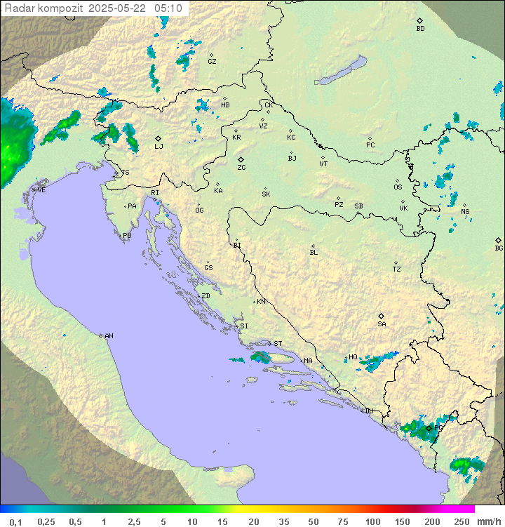 Padavine Hrvaška