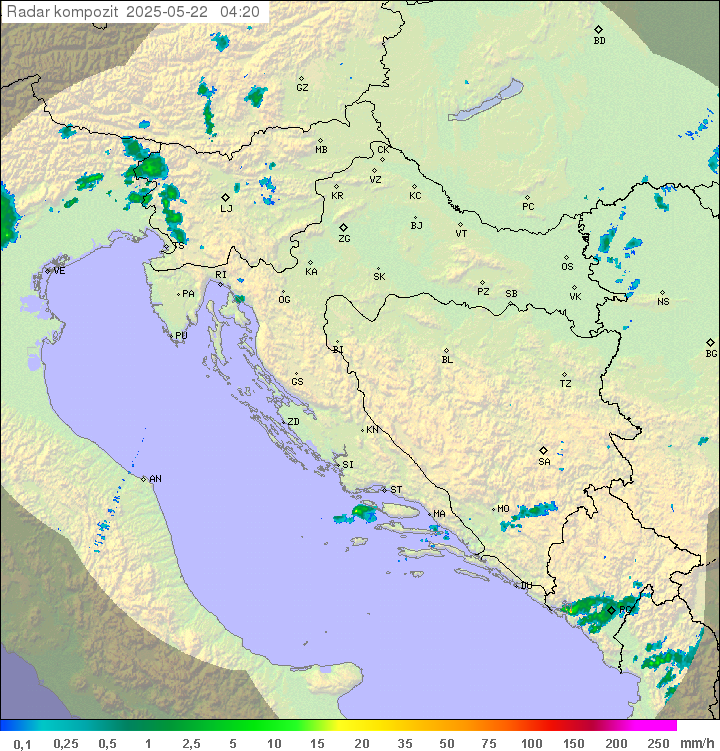 Padavine Hrvaška