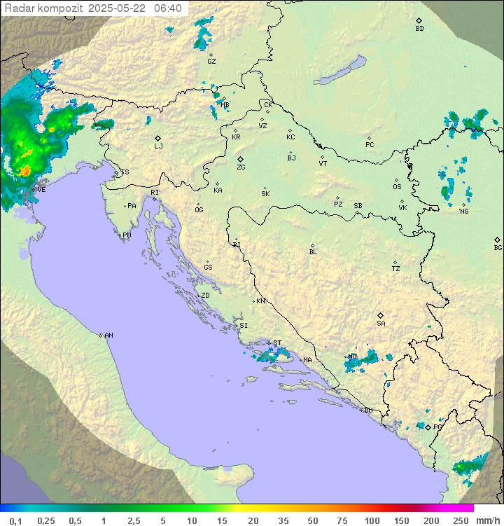Padavine Hrvaška
