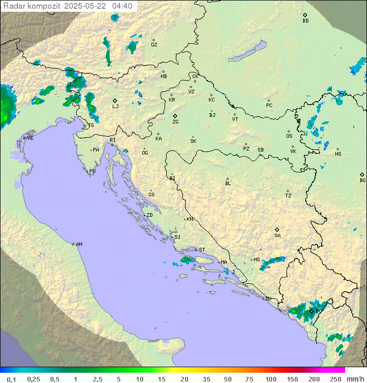 Padavine Hrvaška