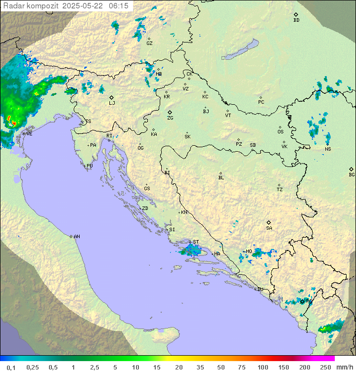 Padavine Hrvaška