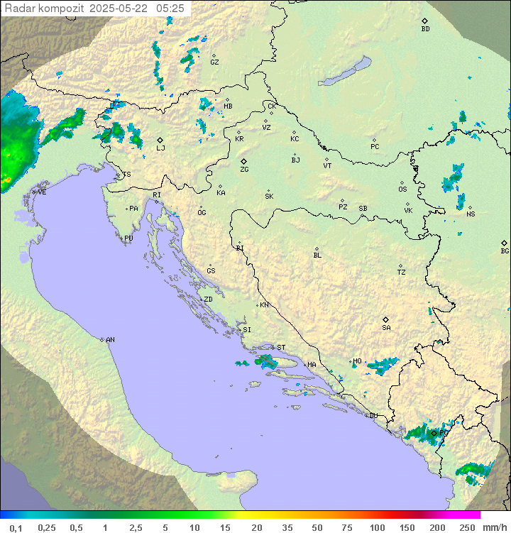 Padavine Hrvaška