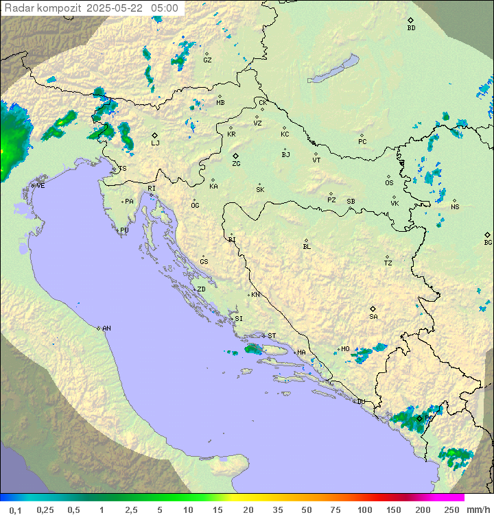 Padavine Hrvaška