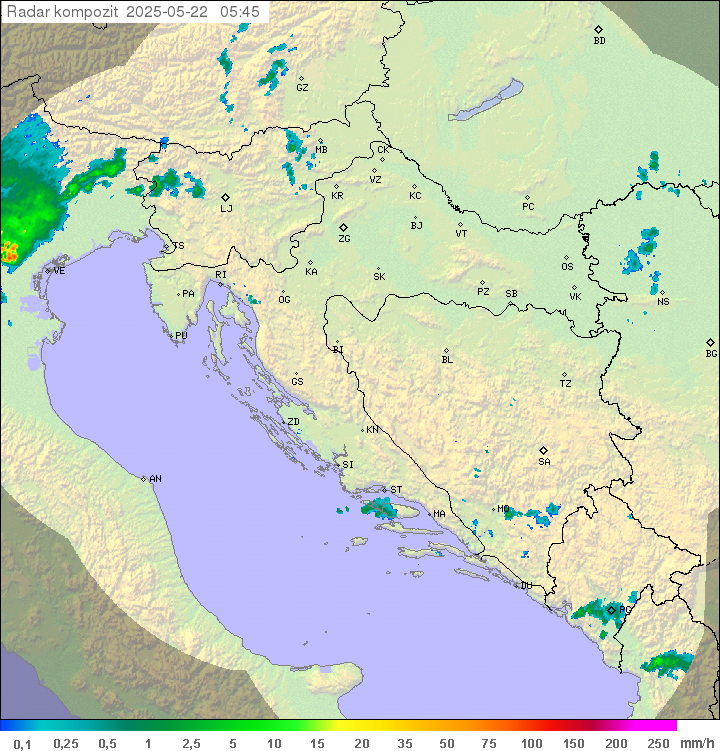 Padavine Hrvaška