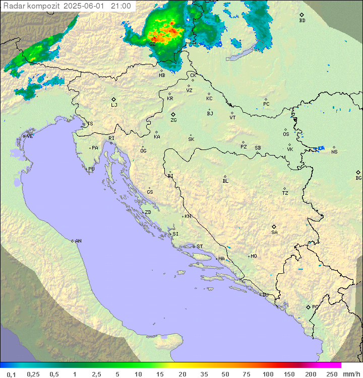 Padavine Hrvaška