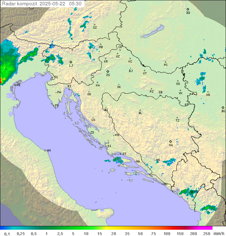 Padavine Hrvaška