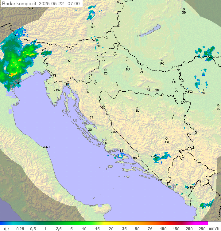 Padavine Hrvaška