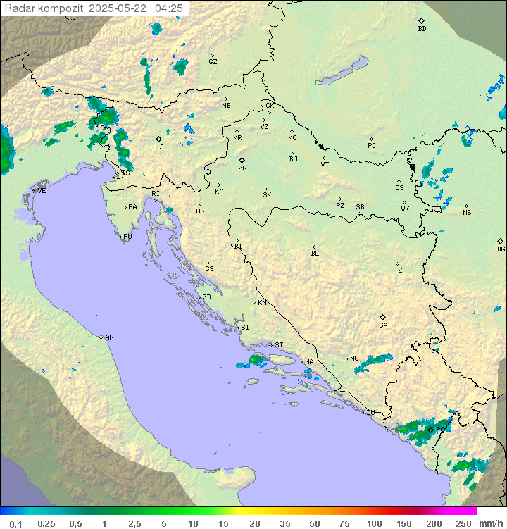 Padavine Hrvaška