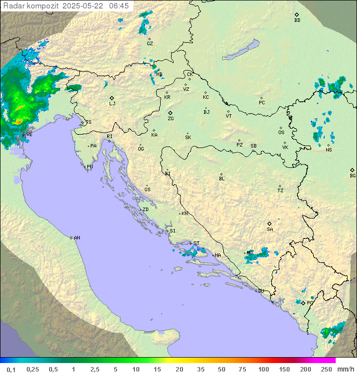 Padavine Hrvaška