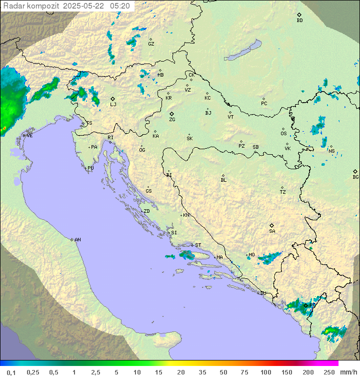 Padavine Hrvaška