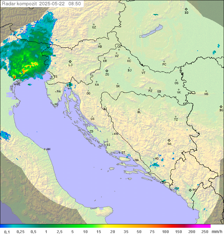 Padavine Hrvaška
