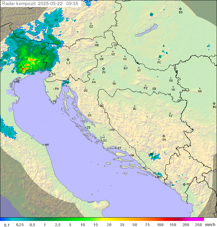Padavine Hrvaška