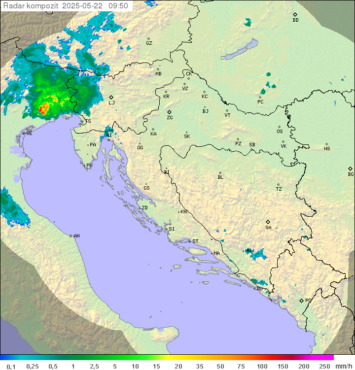 Padavine Hrvaška