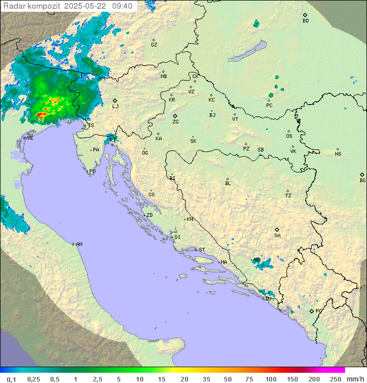 Padavine Hrvaška